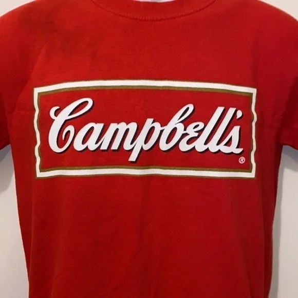 Vintage Unisex Campbell’s Soup Classic Red Logo Graphic Tee
